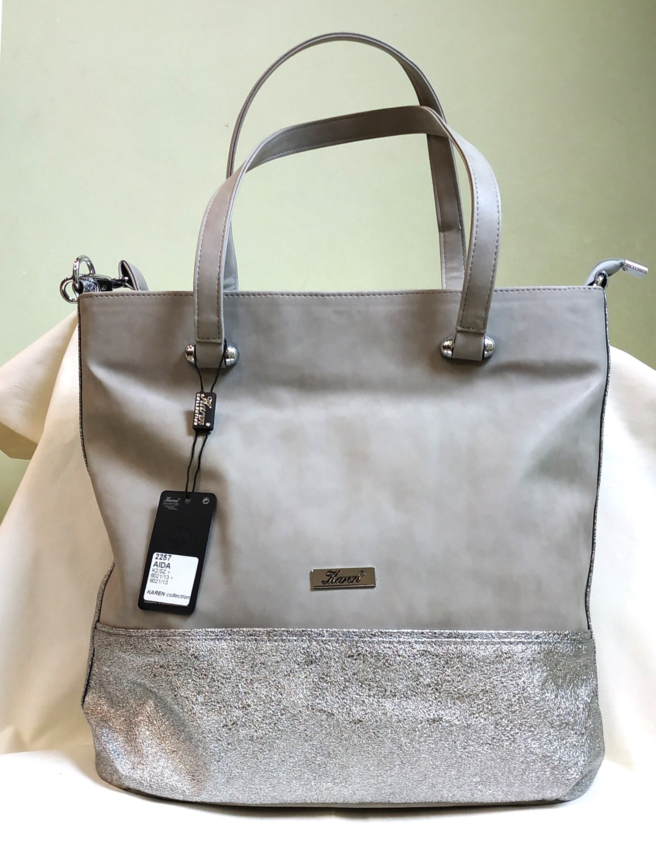 Сумка жіноча KAREN AIDA 2257 grey